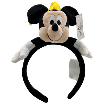 Disney-Parks Cartoon Minnie Mouse Plush Ear Mickey Headband Birthday Parties-image