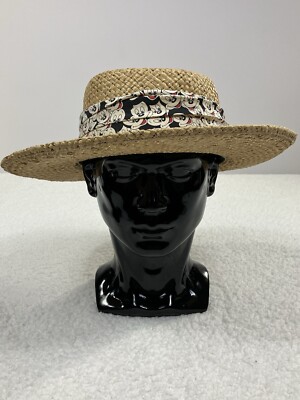 Walt Disney World Vintage Goofy Hat Co Adult Straw Sun Hat-image