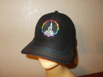 Disney Parks Pride Collection WDW Magic Kingdom Baseball Cap Hat Size Adult-image