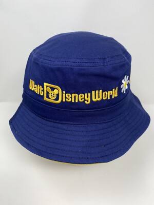 Disney Parks Bucket Hat WALT DISNEY WORLD Navy Blue New 2023 Fishermans Hat/ cap-image