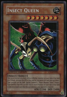 Yu-Gi-Oh! - 2004 Tins Insect Queen 2004 CT1-EN005 Secret Rare Limited Edition-image