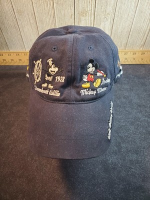 Vtg Walt Disney World Mickey Mouse Through The Years Baseball Cap Hat Strapback-image