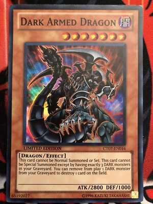 Yu-Gi-Oh! Dark Armed Dragon CT07-EN016 Limited Edition Super Rare NM-image