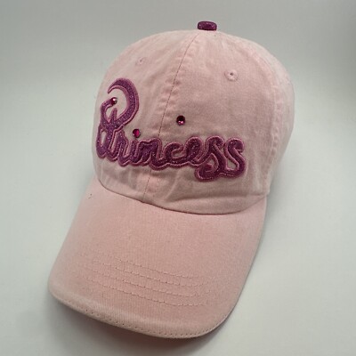 Girl’s Disney Ball Hat Pink PRINCESS Walt Disney World Kids 100% Cotton-image