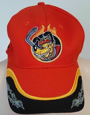 Walt Disney World Pluto Playing Hockey Boy's Baseball Hat Cap from K9 Orange-image