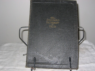 The Standard Dictionary of Facts, 1920 Edition, Leather, 908 pages-image