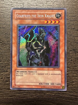 Yugioh! LP Gearfried the Iron Knight - BPT-012 - Secret Rare - LP-image