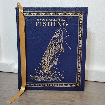 The New Encyclopedia Of Fishing Press Leather Bound Collector's Edition DK-image