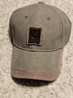 Walt Disney World Denim Adjustable Cap Authentic Brass Emblem -image