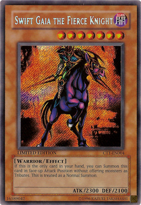 Swift Gaia the Fierce Knight CT1-EN004 - Secret Rare - Lightly Played Limited Yu-image