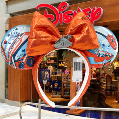 TOMORROWLAND Magic Kingdom Disney- Minnie Ears Headband Birthday Gift New-image