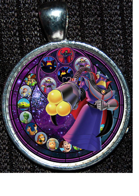 Emperor Zurg Buzz Lightyear Toy Story Villain WDW Disney Silver Pendant Necklace-image