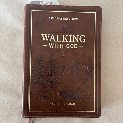Walking with God by David Jeremiah 2019 Tooled Faux Leather 365 Daily Devotions-image