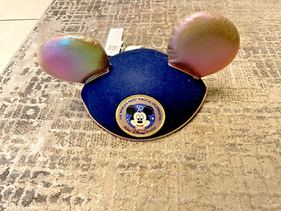Walt Disney World 50th Anniversary Celebration Mickey Mouse Ear Hat Adult NEW-image