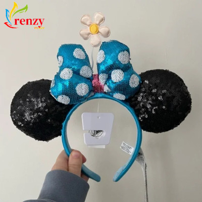 Timeless Flower Disney Parks Minnie Ears Hat Sequins Polka Dot Headband US-image