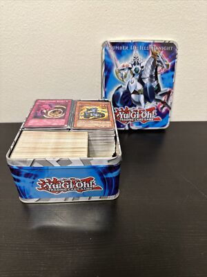 Yugioh Common bulk card lot W/ Collectors Tin-image