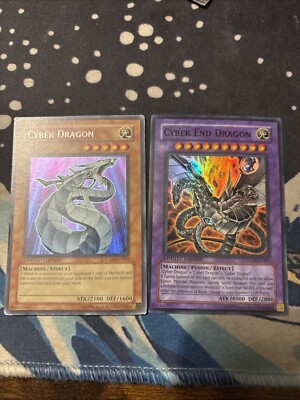 Cyber Dragon CT03-EN002 2006 + Cyber End Dragon STON-ENSE1 Limited Edition-image