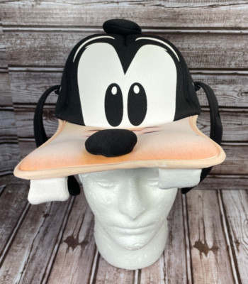 Disney Parks Goofy Hat Cap Foam 3D Face Floppy Ears Teeth Adult Elastic NWOT-image