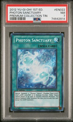 PSA 7 - Yugioh! Photon Sanctuary Secret Rare (PRC1-EN022)-image