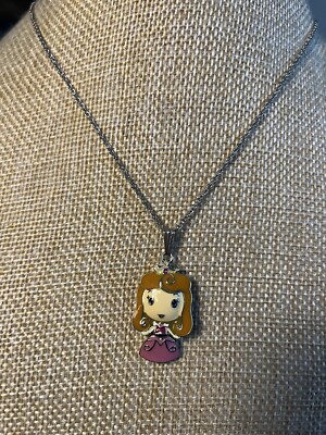 Disney Parks Walt Disney World Aurora Sleeping Beauty Necklace Articulated-image