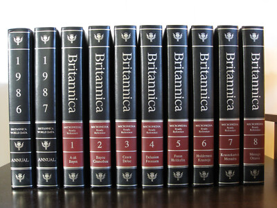 THE NEW ENCYCLOPAEDIA BRITANNICA 15TH EDITION IN 32 VOL. + 1986 and 87 Year Book-image