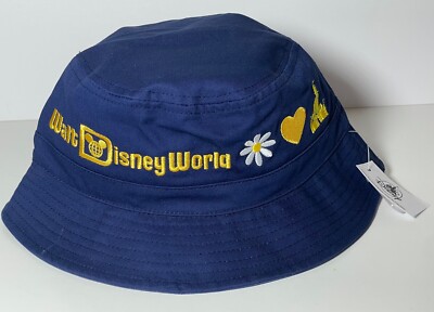 Disney Parks Walt Disney World Bucket Hat Blue New With Tag-image
