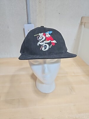 VTG Walt DISNEY World 25th Anniversary Snapback Hat Mickey Mouse Made USA NWT-image