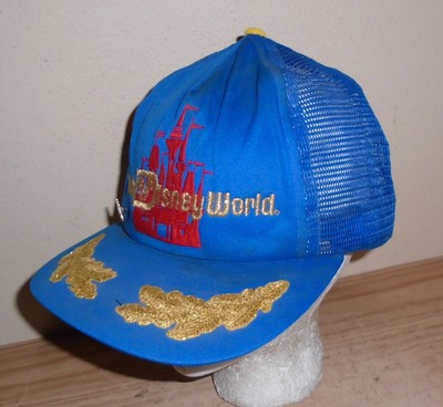 Vintage Walt Disney World Hat Snapback Trucker Cap Mesh Scrambled Eggs 80s-image