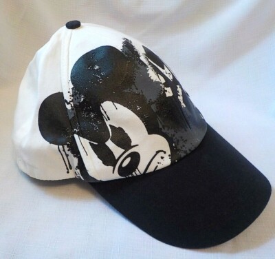 Mickey Mouse Adult Hat Graffiti Walt Disney World Disneyland Black & White -image