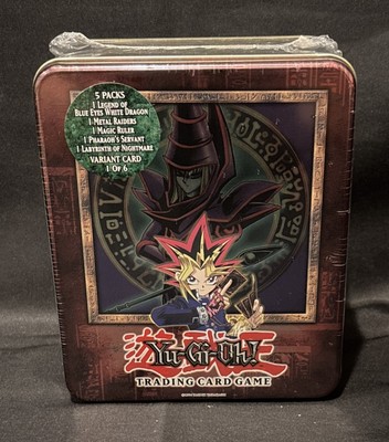 2003 Yugioh Collector Tin, Yugi/Dark Magician, MINT!, Fact Sealed &Case Fresh D1-image