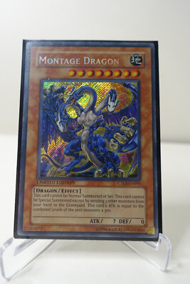Yu-Gi-Oh Montage Dragon - CT05-ENS01 Secret Rare Limited Edition Lightly Played-image