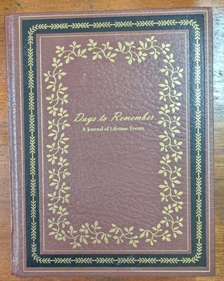 Days to Remember: A Journal of Lifetime Events New-image