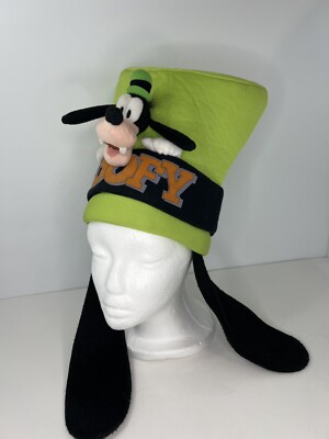 Disney Parks Goofy Hat Long Floppy Fur Ears Youth Walt Disney World VINTAGE-image