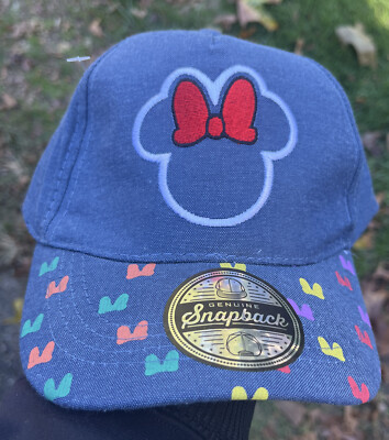 Disney Junior Youth Minnie Mouse Blue Cap Baseball Hat Brand New Snapback-image
