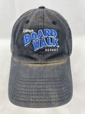 Old Tag Walt Disney World Boardwalk Resort Faded Worn Cotton Cap Hat Adjustable-image