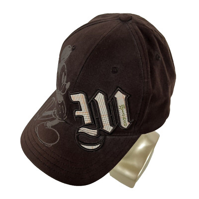 Mickey Mouse M Walt Disney World Hat Cap Adult Fitted Elastic One Size Fits All-image