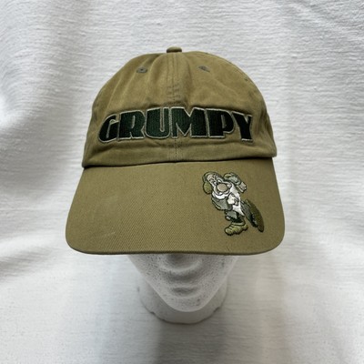 Grumpy Walt Disney World Adult Slideback Hat Brown One Size Embroidered-image