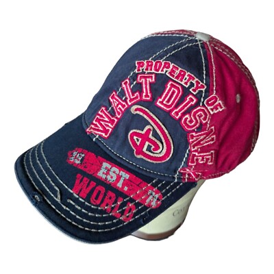 Walt Disney World Es 1971 Hat Distressed Ball Cap Mickey Strap Back Property of -image