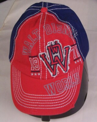 Disney Parks Walt Disney World Est 1971 Distressed Red White Blue Baseball Hat-image