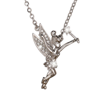Disney Arribas✿ Tinker Bell Tink Necklace Fly✿ Made with Crystals from Swarovski-image