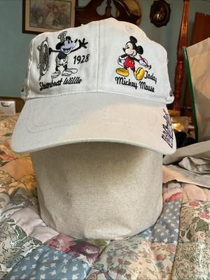 WALT DISNEY WORLD PARKS Mickey Mouse HAT EMBROIDERED VINTAGE 90'S-image