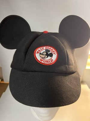 Walt Disney World Mickey Ears Goofy Hat Ball Cap Hat Youth Snapback Vintage USA -image
