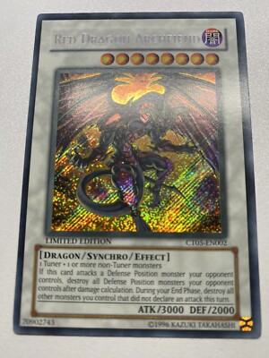 Yugioh Red Dragon Archfiend Secret Rare CT05-EN002 MP-image