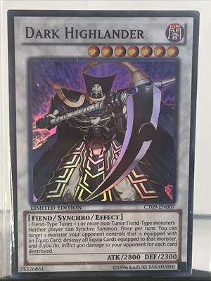 Dark Highlander - CT09-EN007 - Super Rare - Limited Edition Yugioh LP-image