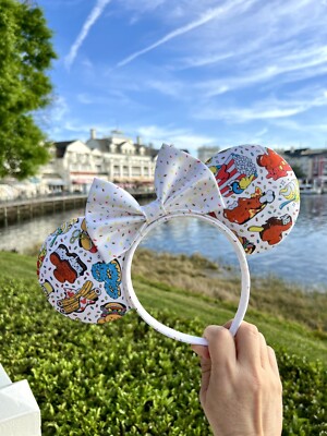 Handmade WDW Snacks Inspired Mouse Ears – Perfect for Disney Park Lovers!-image