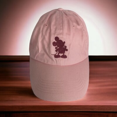 Walt Disney World Kids Youth Baseball Hat Pink Embroidered Adjustable-image