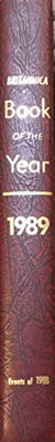 BRITANNICA BOOK OF THE YEAR 1989 By Daphne Daume - Hardcover **Mint Condition**-image