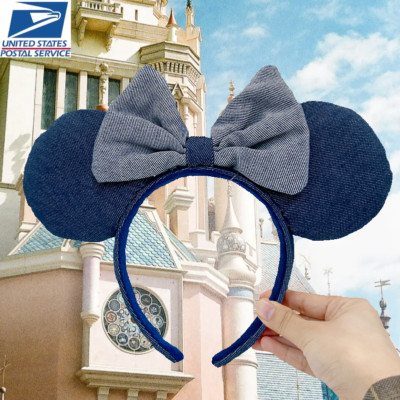 Disney Parks Ears Headband Japan Tokyo Disney Resort Store Minnie Denim-image