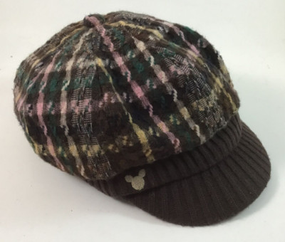 Walt Disney World Womens Cabbie Hat/Cap Brown/Multi Colors Acrylic One Size-image