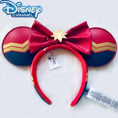 Disney Parks Carol Danver Red Bow Ears TV Movie Captain Marvel Headband-image